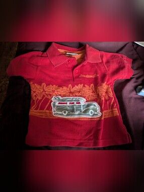 Vintage‎ BT Kids Surf Wagon Polo Shirt